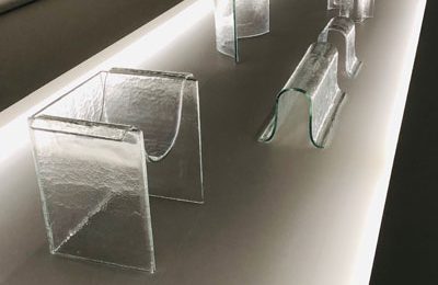 AW-Designer des Jahres 2019: Die Glasmöbel des Japaners Nendo wurden im neuen 25hours-Hotel in Köln ausgestellt.